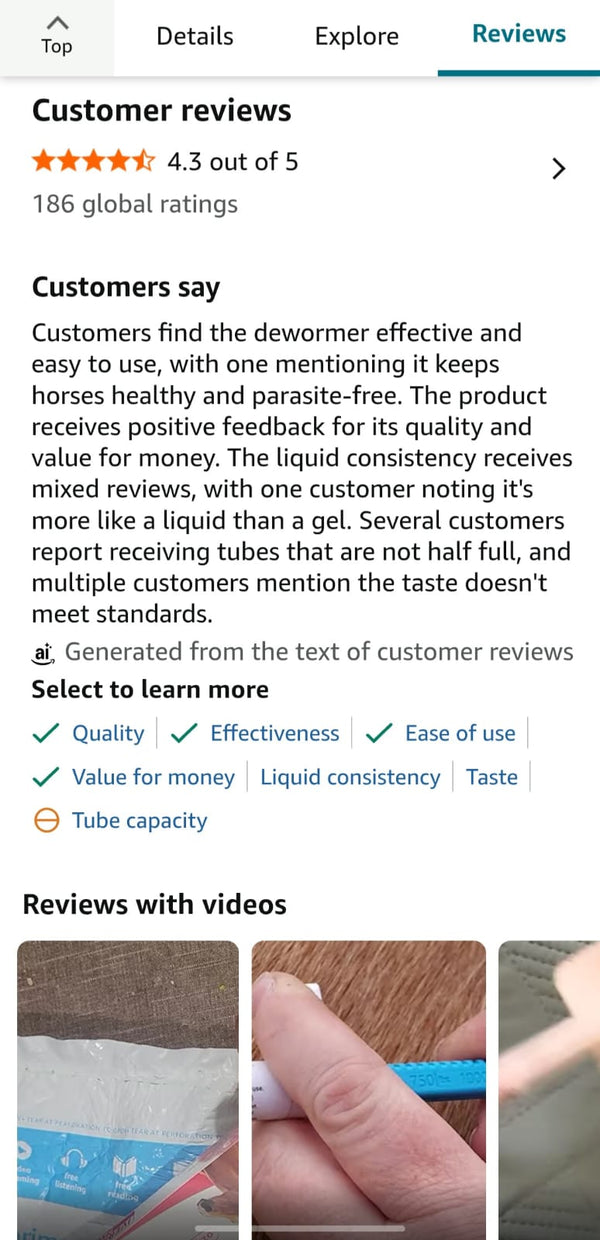 Verified Reviews